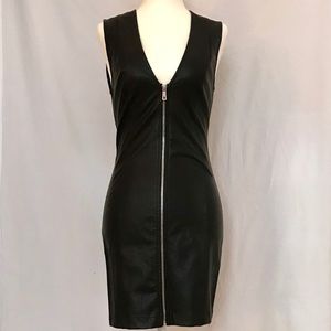 Forever 21 Black Faux Leather Dress